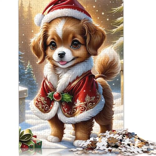 Frohe Weihnachten, Puzzle, Denksportaufgabe, 100% recycelter Karton, Puzzle für Frauen und Männer, 1000 Teile (75 x 50 cm) von POLIUAWS