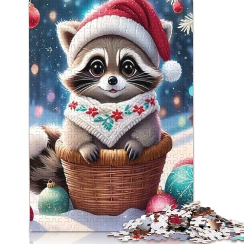 Frohe Weihnachten Puzzle, Familienspaß, 100% recycelter Karton, Puzzle für Kinder und Erwachsene ab 12 Jahren, 1000 Teile (38 x 26 cm) von POLIUAWS