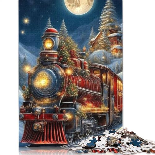Frohe Weihnachten-Puzzle, anpassbare Bilder, 100% recycelter Karton, Puzzle für Kinder und Erwachsene ab 12 Jahren, einzigartiges Geschenk, 1000 Teile (38 x 26 cm) von POLIUAWS