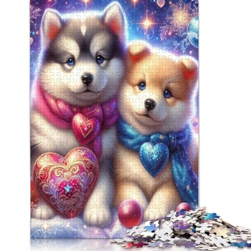 Frohe Weihnachten Puzzle, kreative Spiele, 100 Prozent recycelter Karton, Puzzle für Erwachsene, 1000 Teile (38 x 26 cm) von POLIUAWS