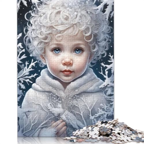 Frohe Weihnachten Puzzle Premium 100% Recycling-Platte 100% Recycling-Karton Puzzle für Kinder und Erwachsene 1000 Teile (75 x 50 cm) von POLIUAWS