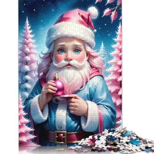 Frohe Weihnachten Puzzle Relax Challenge Spielzeug Papier Rechteckiges Puzzle für Jungen oder Mädchen 1000 Teile (75x50cm) von POLIUAWS