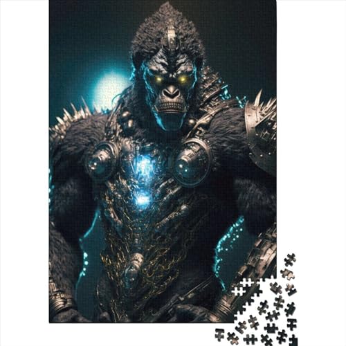 Future Gorilla6 Puzzle 1000 Teile für Erwachsene, Halloween-Geschenk, Puzzle für Erwachsene, Heimdekoration, 1000 Teile (75 x 50 cm) von POLIUAWS