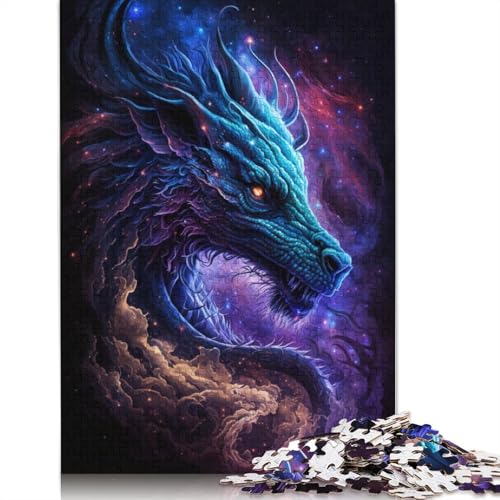 Galaxy Art Chinesisches Drachen-Puzzle, Familienspaß, 100% recycelter Karton, Puzzle für Kinder und Erwachsene ab 12 Jahren, 1000 Teile (75 x 50 cm) von POLIUAWS