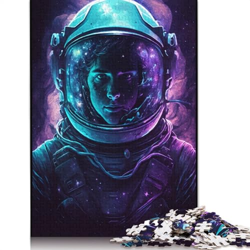 Galaxy Astronaut Puzzle für Erwachsene, kreative Spiele, Puzzle, Kinder, 1000 Teile (75 x 50 cm) von POLIUAWS