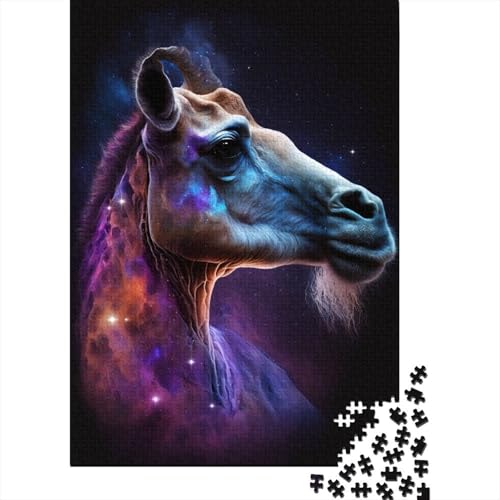 Galaxy Camel Space Puzzle für Erwachsene, 1000 Teile, DIY-Spiel, Puzzles für Erwachsene für Frauen, für Erwachsene Kinder, 1000 Stück (38 x 26 cm) von POLIUAWS
