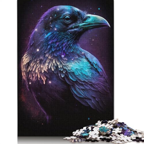 Galaxy Crow Puzzle für Erwachsene, 1000 Teile, herausfordernde Familienspiele, Denkspiele für Kinder ab 12 Jahren, 1000 Teile (75 x 50 cm) von POLIUAWS
