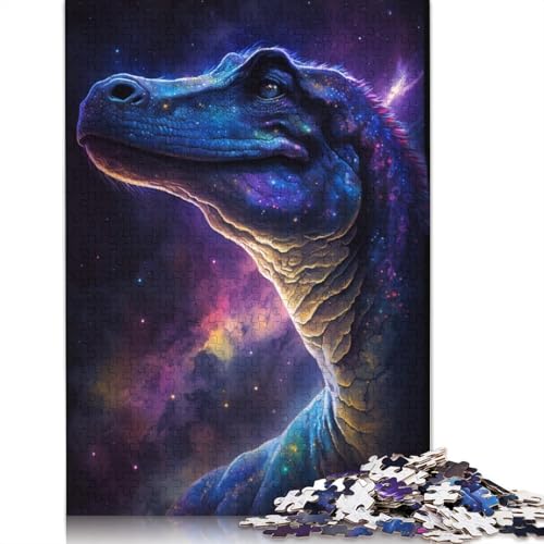 Galaxy Dinosaurs Puzzle-Spielzeug für Erwachsene, Lernspiel, Puzzlespiele für Erwachsene für Kinder, 1000 Teile (75 x 50 cm) von POLIUAWS