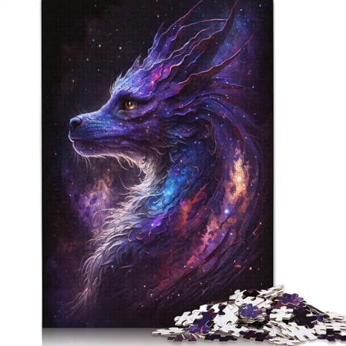 Galaxy Flying Dragon Puzzles für Erwachsene, Spielzeug, Lernspiel, schwierige Puzzles für Kinder ab 12 Jahren, 1000 Teile (75 x 50 cm) von POLIUAWS