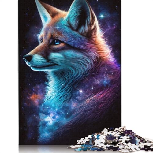Galaxy Fox Puzzle, Denksportaufgabe, 100% recycelter Karton, Puzzle für Kinder und Erwachsene ab 12 Jahren, 1000 Teile (38 x 26 cm) von POLIUAWS