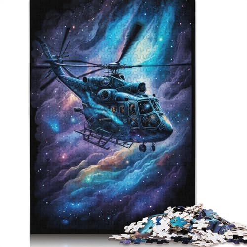 Galaxy Helicopters Puzzle für Erwachsene, Lernspiel, Puzzle, Kinder ab 12 Jahren, 1000 Teile (75 x 50 cm) von POLIUAWS