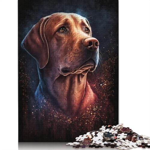 Galaxy Labrador 1000-teiliges Puzzle, ab 18 Jahren, Lernspiele, Puzzles für Erwachsene, für Frauen, für Kinder ab 12 Jahren, 1000 Teile (75 x 50 cm) von POLIUAWS
