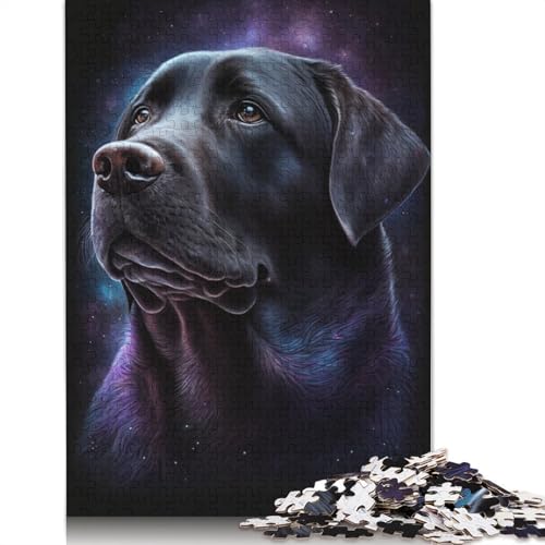 Galaxy Labrador Puzzle für Erwachsene, kreative Spiele, Puzzle, Kinder, 1000 Teile (75 x 50 cm) von POLIUAWS