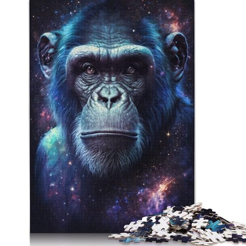 Galaxy Monkey Puzzles für Erwachsene, Spielzeug, Lernspiel, schwierige Puzzles für Kinder ab 12 Jahren, 1000 Teile (75 x 50 cm) von POLIUAWS