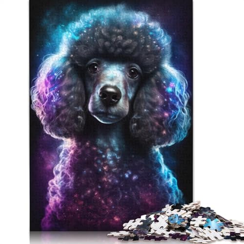 Galaxy Poodle 1000 Puzzles für Erwachsene, Lernspiel, Puzzlespiele für Erwachsene für Kinder, 1000 Teile (75 x 50 cm) von POLIUAWS