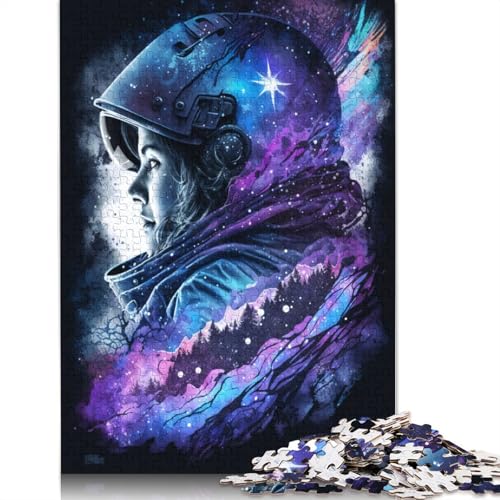 Galaxy Skiing Puzzle für Erwachsene, 1000 Teile, herausfordernde Familienspiele, Denkspiele für Kinder ab 12 Jahren, 1000 Teile (75 x 50 cm) von POLIUAWS
