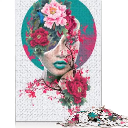 Glamour-Puzzle für Erwachsene, 1000 Teile, für Jugendliche ab 12 Jahren, Weihnachtsgeschenk, 1000 Teile (38 x 26 cm) von POLIUAWS