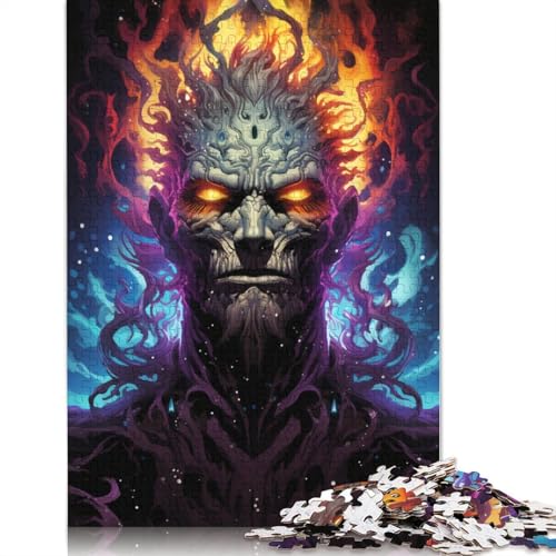 Gott des Universums Puzzle, Denksportaufgabe, Premium-Puzzle aus Karton für Kinder und Erwachsene ab 12 Jahren, 1000 Teile (75 x 50 cm) von POLIUAWS