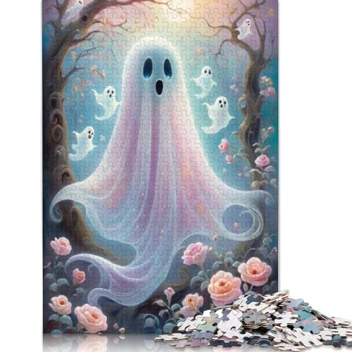 Halloween Geister Puzzle für Erwachsene Teenager 1000 Teile (38x26cm) von POLIUAWS
