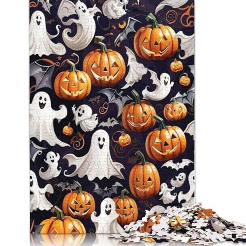 Halloween-Puzzle, 1000 Teile, für Erwachsene und Jugendliche, Männer und Frauen, 1000 Teile (38 x 26 cm) von POLIUAWS