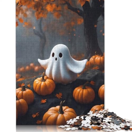 Halloween Puzzle 1000 Teile für Erwachsene, Papierpuzzle, Lernspiel für Erwachsene Teenager, 1000 Teile (38x26cm) von POLIUAWS