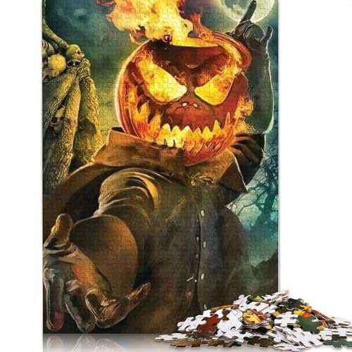 Halloween-Puzzle für Erwachsene und Jugendliche, Familienspiel, 1000 Teile (38 x 26 cm) von POLIUAWS