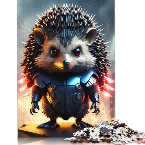 Hedgehog Puzzle 1000-teilige Schwer Puzzle Spielzeug Lernspiel Impossible Herausforderung Spielzeug Für Erwachsene Kinder 1000pcs (75x50cm) von POLIUAWS