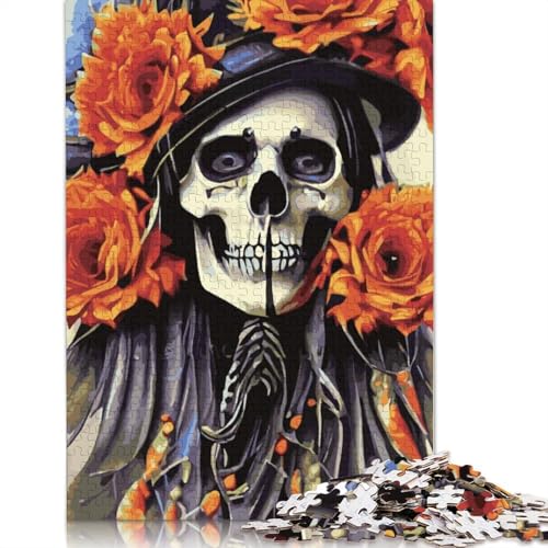 Holzpuzzle, 1000 Teile, Gothic-Skelett für Erwachsene, Heiligabend, 75 x 50 cm Holzpuzzle, 1000 Teile, Gothic-Skelett für Erwachsene, Heiligabend, 75 x 50 cm von POLIUAWS