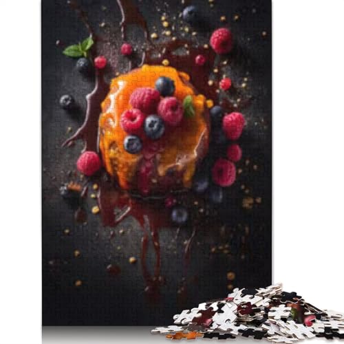 Holzpuzzle, 1000 Teile, bunte Früchte, für Erwachsene, pädagogisches Spiel, Weihnachtsgeschenk, 1000 Teile (75 x 50 cm) von POLIUAWS