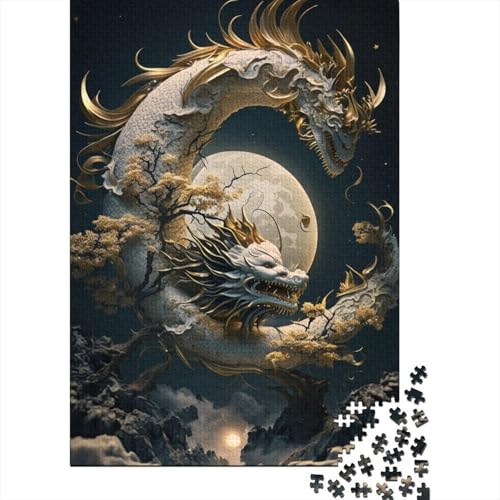 Holzpuzzle, 1000 Teile für Erwachsene, pädagogisches Spiel, Herausforderung, 1000 Teile (75 x 50 cm) von POLIUAWS