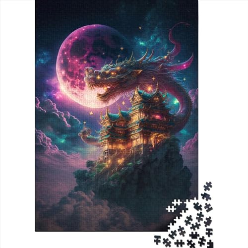 Holzpuzzle, 1000 Teile für Erwachsene, pädagogisches Spiel, Herausforderung, 1000 Teile (75 x 50 cm) von POLIUAWS