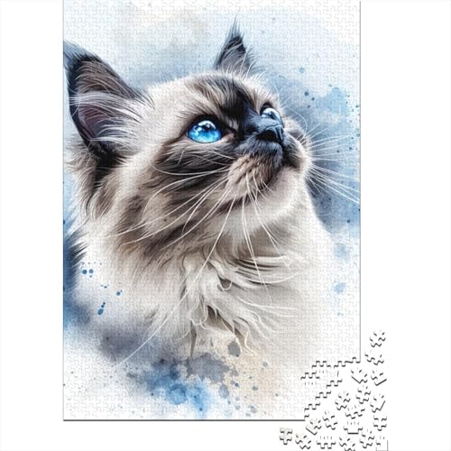 Holzpuzzle, 1000 Teile für Erwachsene, pädagogisches Spiel, Herausforderung, 1000 Teile (75 x 50 cm) von POLIUAWS