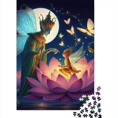 Holzpuzzle Lotuself für Erwachsene und Jugendliche, 1000 Teile (75 x 50 cm) von POLIUAWS