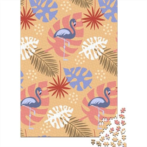Holzpuzzle für Erwachsene, 1000 Teile, Flamingo, schwer zu machen, Holzpuzzle für Erwachsene, 1000 Teile (75 x 50 cm). von POLIUAWS