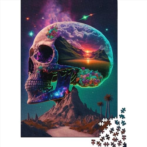 Holzpuzzle für Erwachsene, 1000 Teile, Weg zum Frieden, Lernspiel, 1000 Teile (75 x 50 cm) von POLIUAWS
