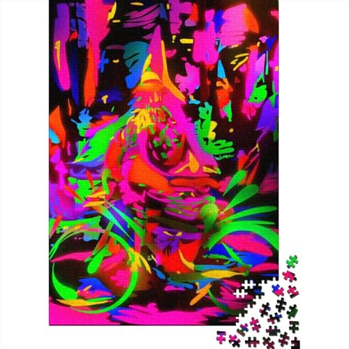 Holzpuzzle für Erwachsene, 1000 Teile auf einem Fahrrad, Lernspiel, Herausforderung, 1000 Teile (75 x 50 cm) von POLIUAWS