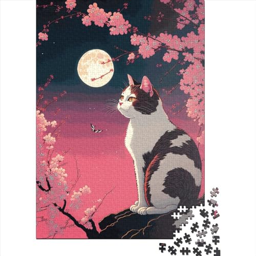 Holzpuzzle für Erwachsene und Jugendliche (1000 Teile, 38 x 26 cm) von POLIUAWS