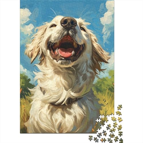 Hundepuzzle, 1000 Teile, Papierpuzzle für Erwachsene und Jugendliche ab 12 Jahren, 1000 Teile (38 x 26 cm) von POLIUAWS