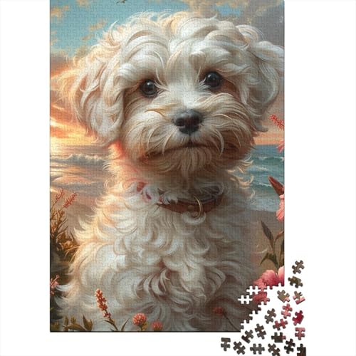 Hundepuzzle, 1000 Teile, für Erwachsene und Jugendliche, 1000 Teile (38 x 26 cm) von POLIUAWS