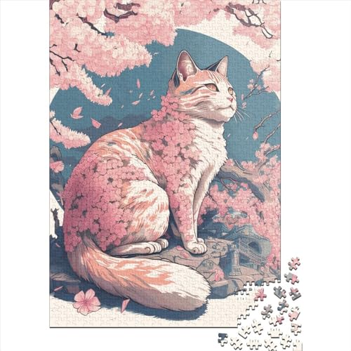 Japanisches Puzzle für Erwachsene und Jugendliche, Holzpuzzle für Kinder, Weihnachtsgeschenke, Lernspiel, Spielzeug, 1000 Teile (75x50cm) von POLIUAWS
