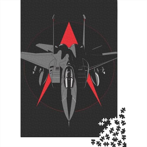 Kampfflugzeug-Puzzle für Erwachsene, 1000 Teile, Lernspiel, Herausforderung, Spielzeug, 1000 Teile (75 x 50 cm) von POLIUAWS