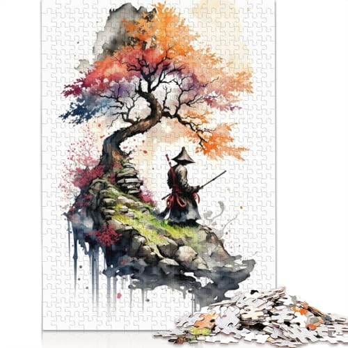 Kirschblüten-Puzzle, 28 Stück, 1000 Teile, für Erwachsene | | Familienspaß, Puzzles für Erwachsene, Geschenke, Denkspiele, 1000 Teile (75 x 50 cm) von POLIUAWS