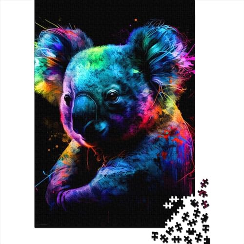Koala-Puzzle, 1000 Teile für Erwachsene, Holzpuzzle für Erwachsene, 1000 Teile (75 x 50 cm) von POLIUAWS