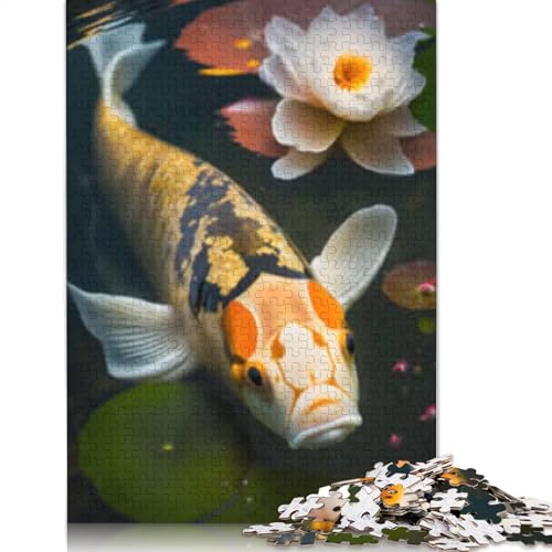 Meditationspuzzle, 1000 Teile, Koi-Fischteich, für Erwachsene und Jugendliche, Lernspiele für Zuhause, Bastelspielzeug, 38 x 26 cm Meditationspuzzle, 1000 Teile, Koi-Fischteich, für Erwachsene und Jugendliche, Lernspiele für Zuhause, Bastelspielzeug, 38 x 26 cm von POLIUAWS