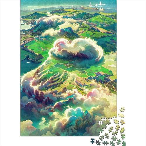 Morgenspazierpuzzle für Erwachsene, 1000 Teile, für Jugendliche ab 12 Jahren, Weihnachtsgeschenk, 1000 Teile (38 x 26 cm) von POLIUAWS