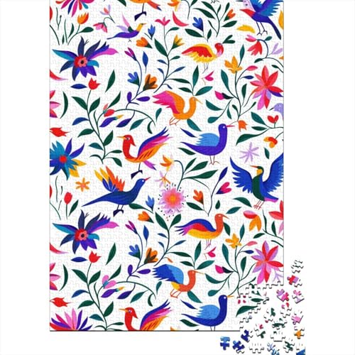 Natürliches Tierpuzzle für Erwachsene und Jugendliche, Holzpuzzle, pädagogisches Spiel, Herausforderung, Spielzeug, 1000 Teile (75 x 50 cm) von POLIUAWS