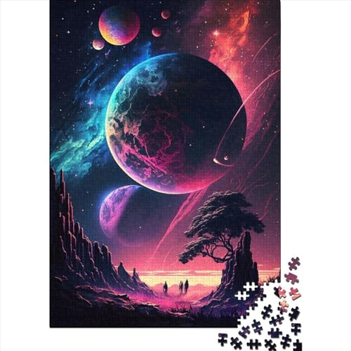 Neongalaxie-Puzzle für Erwachsene, 1000 Teile, Lernspiel, Herausforderung, Spielzeug, 38 x 26 cm Neongalaxie-Puzzle für Erwachsene, 1000 Teile, Lernspiel, Herausforderung, Spielzeug, 38 x 26 cm von POLIUAWS