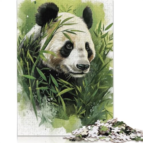 Panda Pastels Puzzles 1000 Teile für Erwachsene, Lernspielzeug, Familienspiele, Festivals, Geburtstagsgeschenke, 1000 Stück (75 x 50 cm) von POLIUAWS