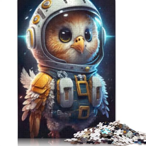Papierpuzzle, 1000 Teile, Astronaut und Weltraumadler, für Erwachsene, pädagogisches Spiel, Herausforderungsspielzeug, 1000 Teile (38 x 26 cm) von POLIUAWS