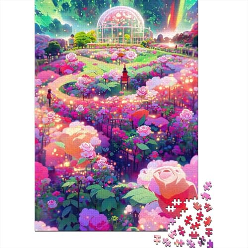 Papierpuzzle für den Morgenspaziergang, 1000 Teile, für Erwachsene, Lernspiel, Herausforderung, Weihnachtsgeschenk, 1000 Teile (38 x 26 cm) von POLIUAWS